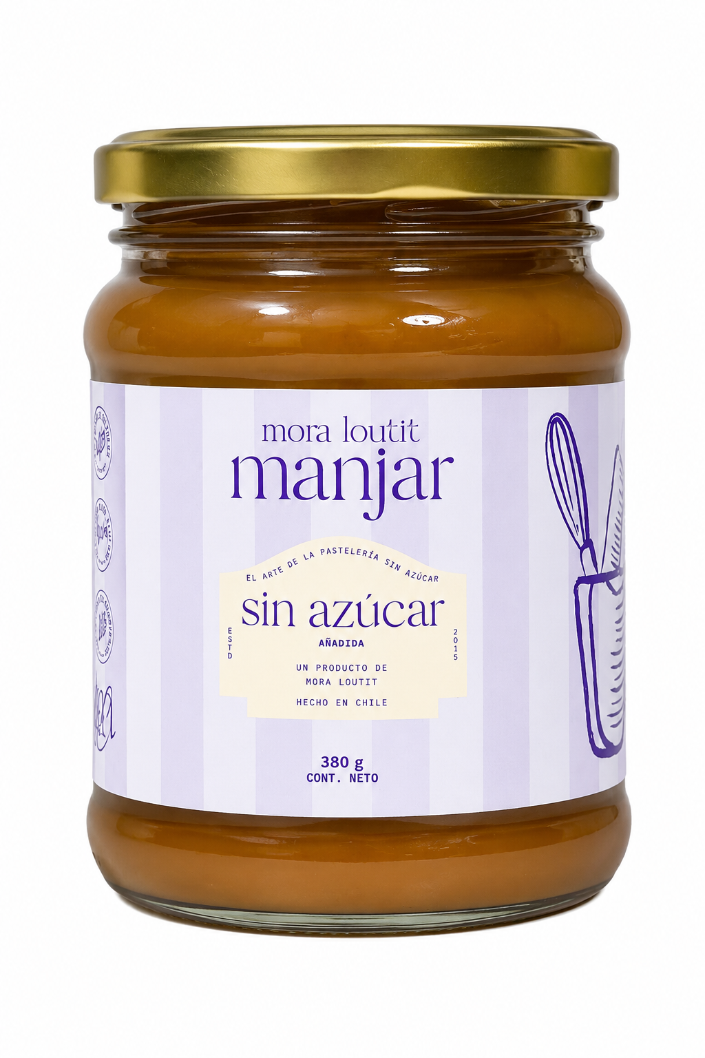 Manjar sin azúcar 380g